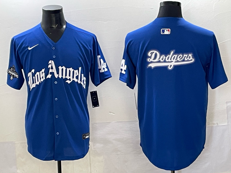 Men Los Angeles Dodgers Blank Blue 2025 Nike MLB Jersey style 0017->los angeles dodgers->MLB Jersey